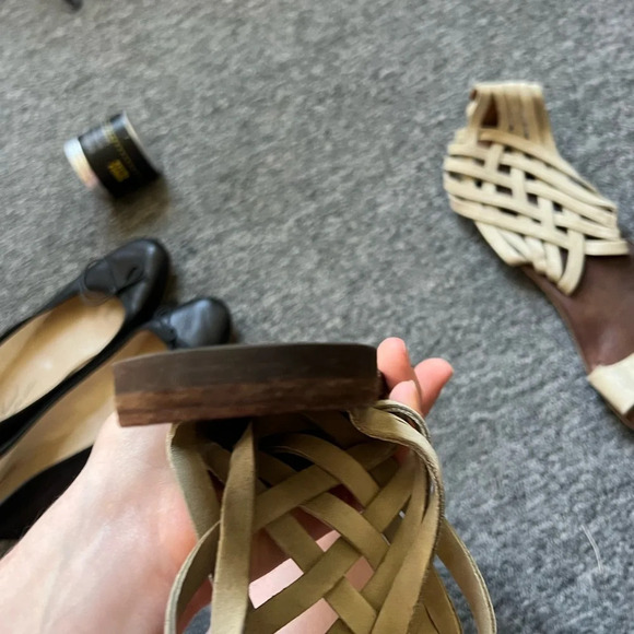 Fiorentini + Baker Leather Knitted Sandals, size 38 - Picture 4 of 6